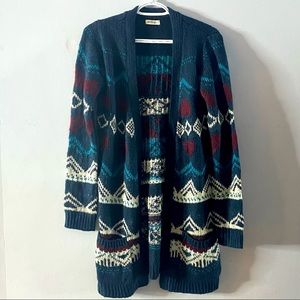 Geo Print Cardigan